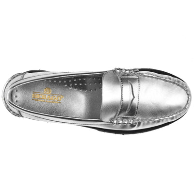 Moc Woman DAN MET LUG WOMAN Moccasin SILVER Dressed Back (jpg Rgb)		