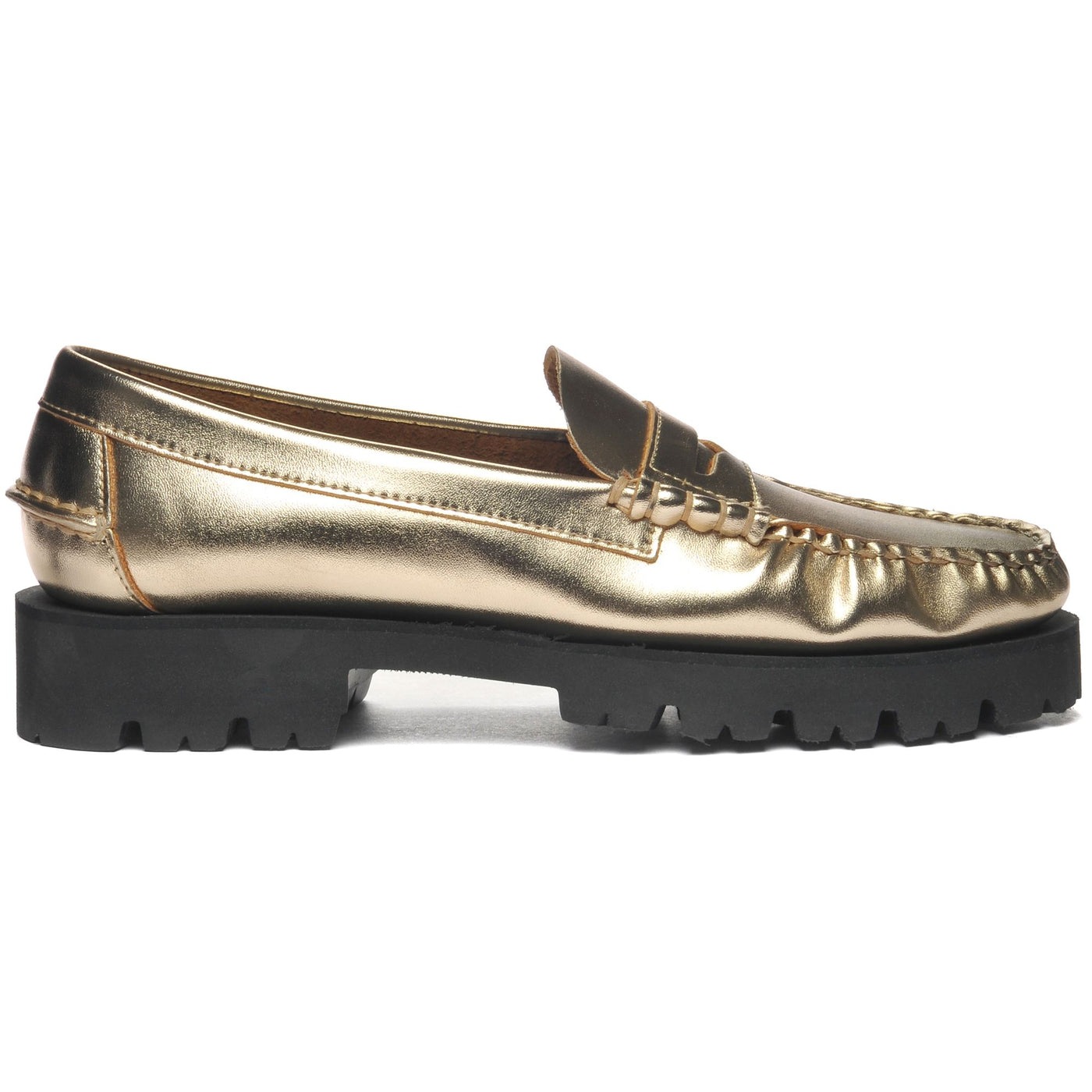 Moc Woman DAN MET LUG WOMAN Moccasin GOLD Photo (jpg Rgb)			