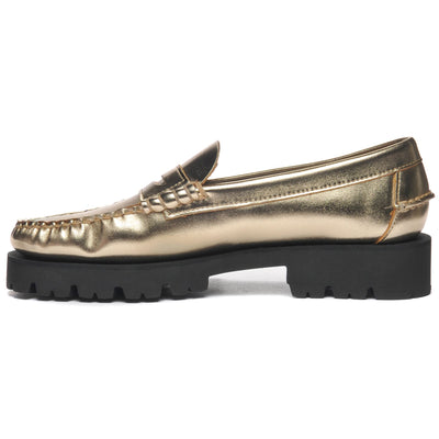 Moc Woman DAN MET LUG WOMAN Moccasin GOLD Dressed Side (jpg Rgb)		
