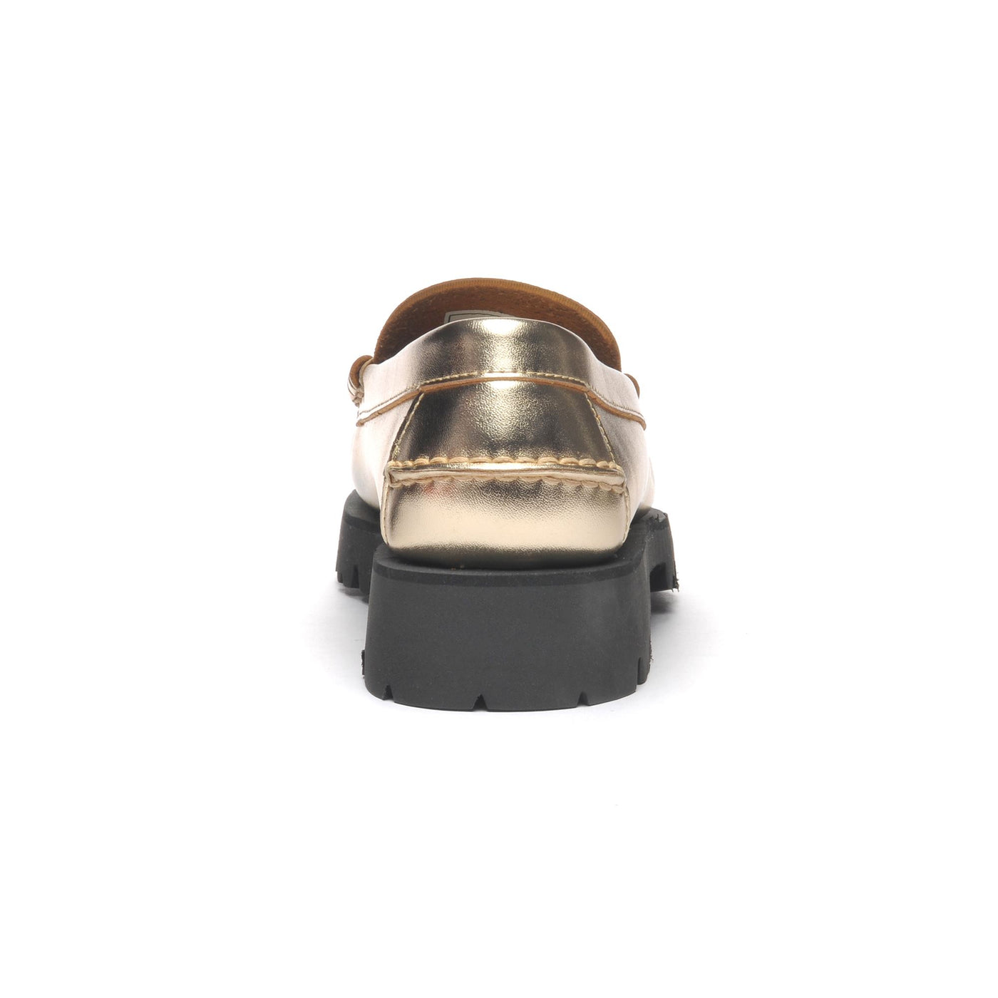 Moc Woman DAN MET LUG WOMAN Moccasin GOLD Detail (jpg Rgb)			
