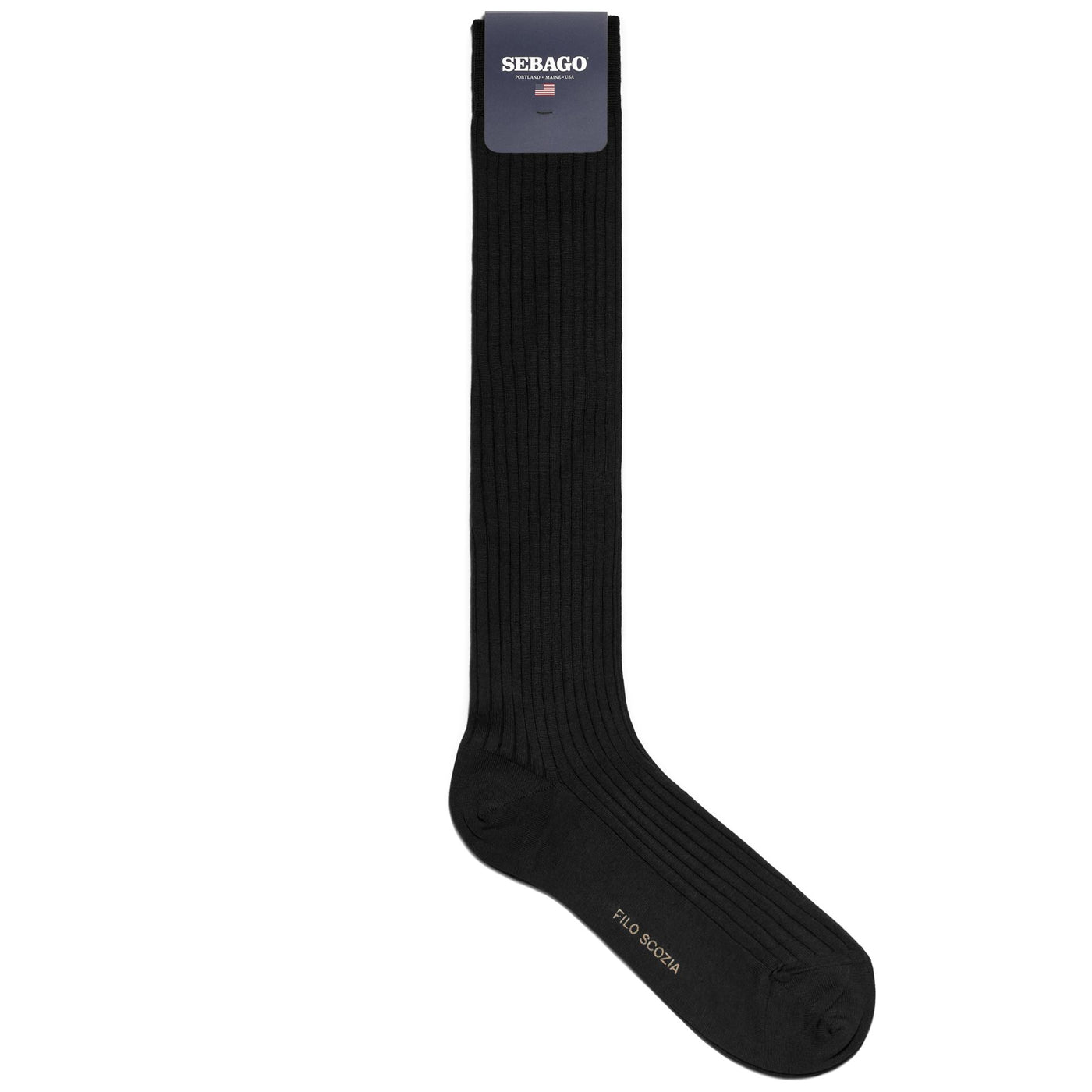 Socks Man CARTHAGE 321 Knee High Sock BLACK Photo (jpg Rgb)			