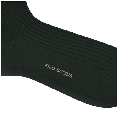 Socks Man CARTHAGE 321 Knee High Sock GREEN DK Dressed Front (jpg Rgb)	