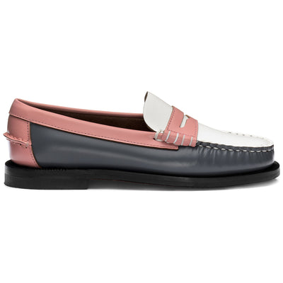 Moc Woman CLASSIC DAN PIGMENT WOMAN Moccasin STEEL GREY- PINK BRUSH- WHITE Photo (jpg Rgb)			