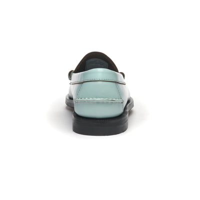 Moc Woman CLASSIC DAN PIGMENT WOMAN Moccasin BLUE ICE- WHITE Detail (jpg Rgb)			