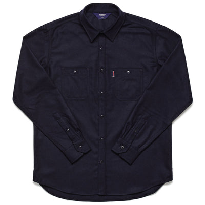 SHIRTS Man SHEETBEND FELT Button  Down BLUE MARINE Photo (jpg Rgb)			