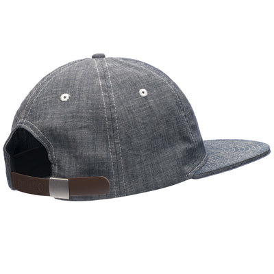 Headwear Unisex SAILOR CHAMBRAY Cap BLUE INDIGO Dressed Front (jpg Rgb)	