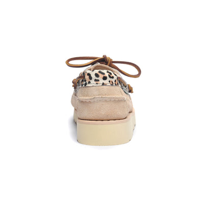 Moc Woman KEUKA WILD W Moccasin LtBeige-Cheetah | Sebago Detail (jpg Rgb)			