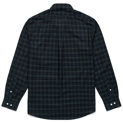 SHIRTS Man CORINTH Button  Down BLUE-GREEN Dressed Front (jpg Rgb)	