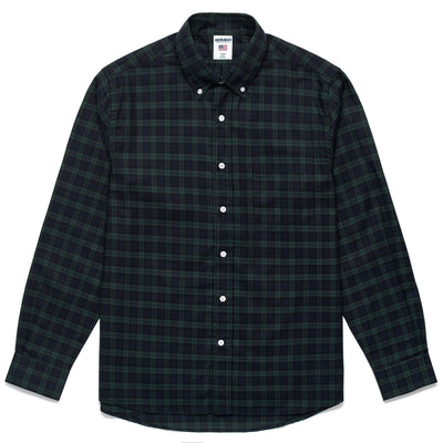 SHIRTS Man CORINTH Button  Down BLUE-GREEN Photo (jpg Rgb)			