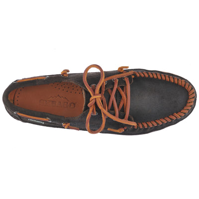 Moc Man KEUKA OIL Low Cut DK BROWN Dressed Back (jpg Rgb)		