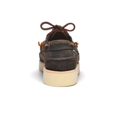 Moc Man KEUKA OIL Low Cut DK BROWN Detail (jpg Rgb)			