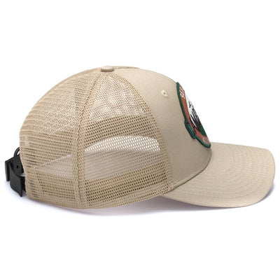 Headwear Unisex CASCOBAY Cap BEIGE GREY Dressed Back (jpg Rgb)		