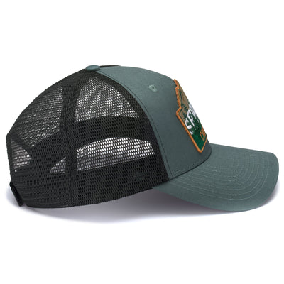 Headwear Unisex CASCOBAY Cap GREEN STORM Dressed Back (jpg Rgb)		