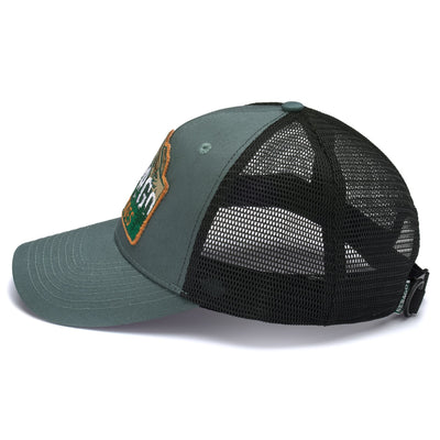 Headwear Unisex CASCOBAY Cap GREEN STORM Dressed Front (jpg Rgb)	