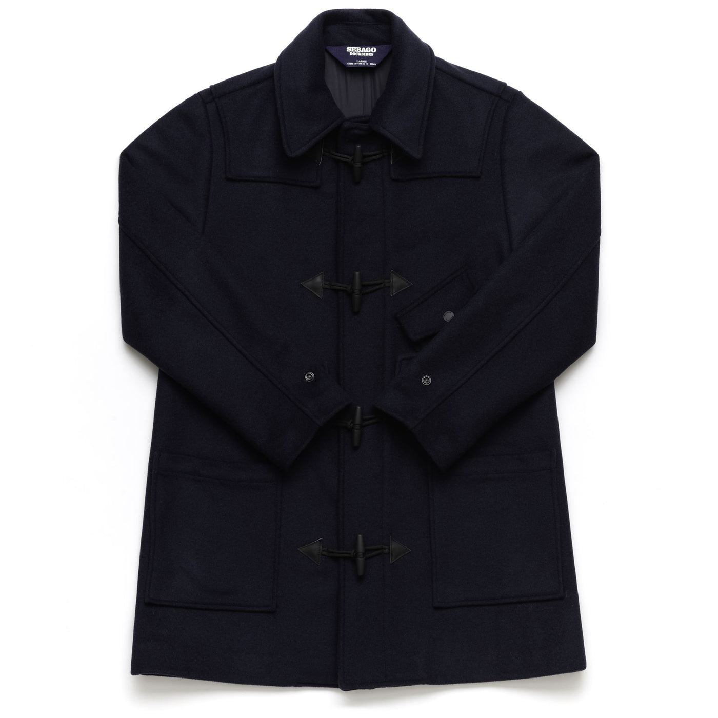 Jackets Man CLIFF FELT Long BLUE MARINE Photo (jpg Rgb)			