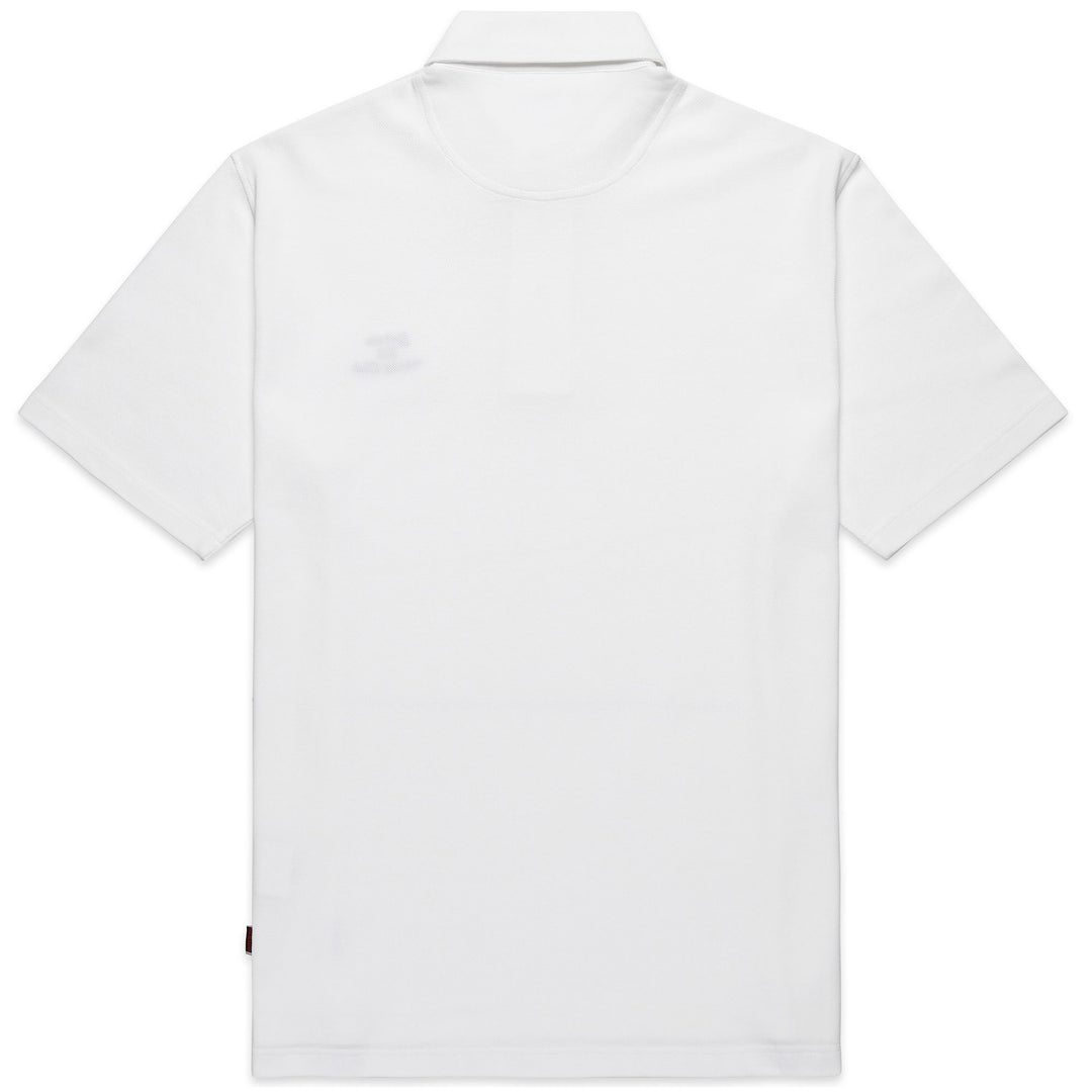 Polo Shirts Unisex ORCHARD Polo WHITE Dressed Front (jpg Rgb)	