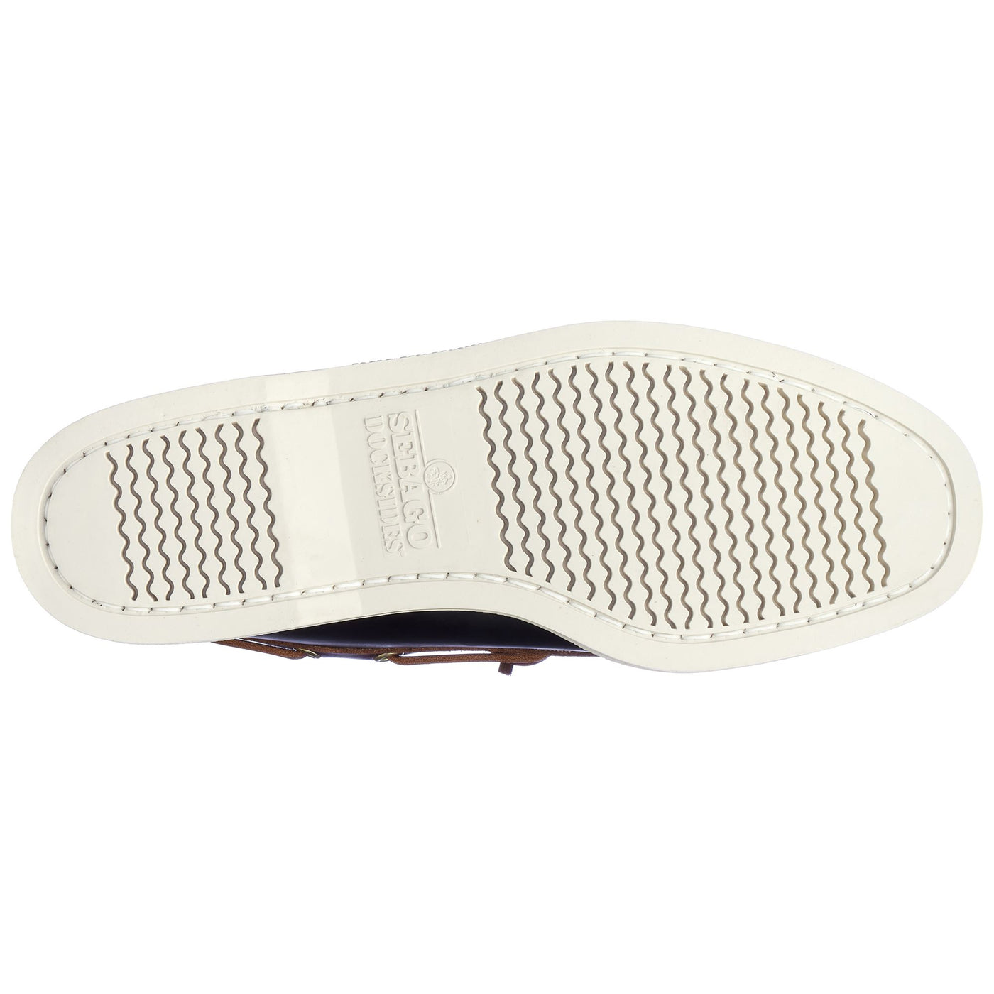 Docksides Man PORTLAND WAXY LEA Mocassin BLUE NAVY- BROWN Dressed Front (jpg Rgb)	