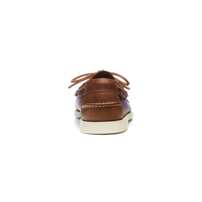 Docksides Man PORTLAND PREMIUM FULL GRAIN Mocassin TOBACCO Detail (jpg Rgb)			