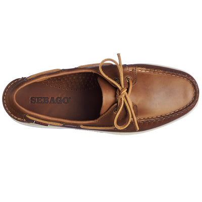 Docksides Man PORTLAND PREMIUM FULL GRAIN Mocassin TOBACCO Dressed Back (jpg Rgb)		