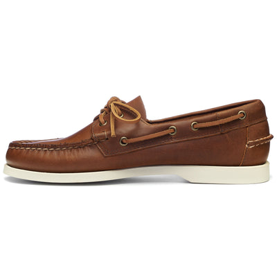 Docksides Man PORTLAND PREMIUM FULL GRAIN Mocassin TOBACCO Dressed Side (jpg Rgb)		