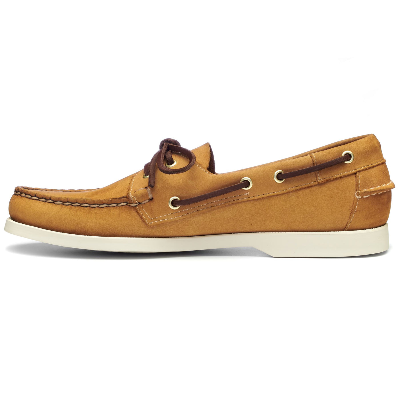 Docksides Man PORTLAND PREMIUM WATERBUCK Mocassin BROWN TAN Dressed Side (jpg Rgb)		