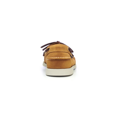 Docksides Man PORTLAND PREMIUM WATERBUCK Mocassin BROWN TAN Detail (jpg Rgb)			