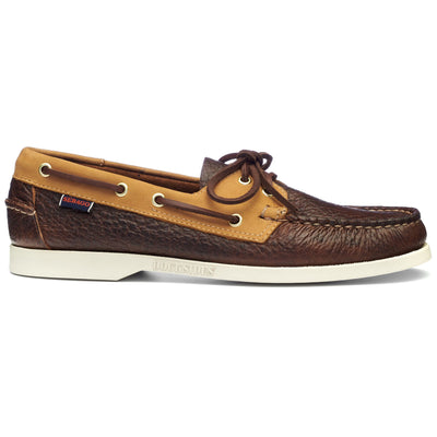 Docksides Man PORTLAND PREMIUM MUS-WT Mocassin DK BROWN-BROWN TAN Photo (jpg Rgb)			