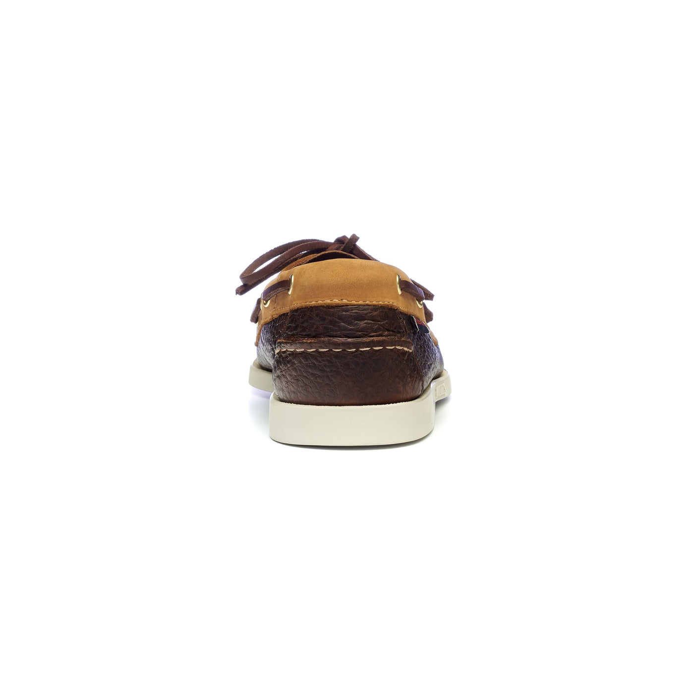 Docksides Man PORTLAND PREMIUM MUS-WT Mocassin DK BROWN-BROWN TAN Detail (jpg Rgb)			