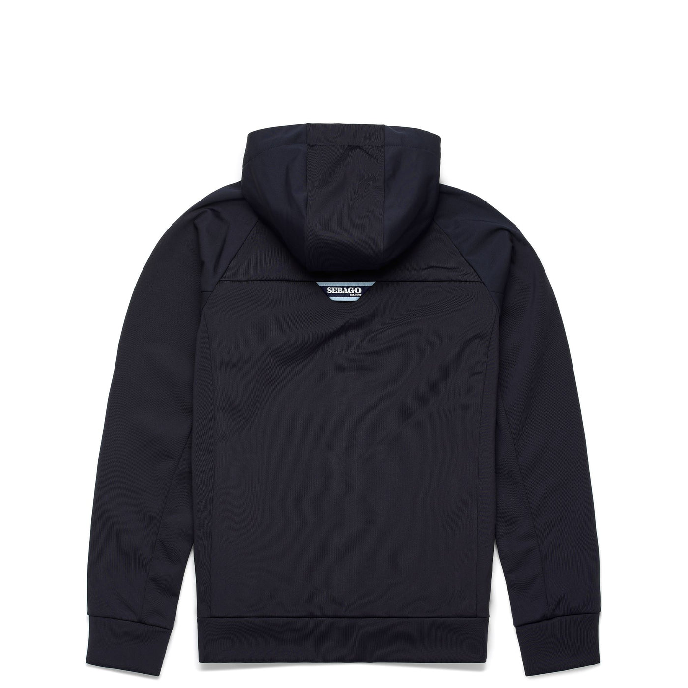 Fleece Unisex CREW FZ HOODIE Jacket BLUE MARINE Dressed Front (jpg Rgb)	