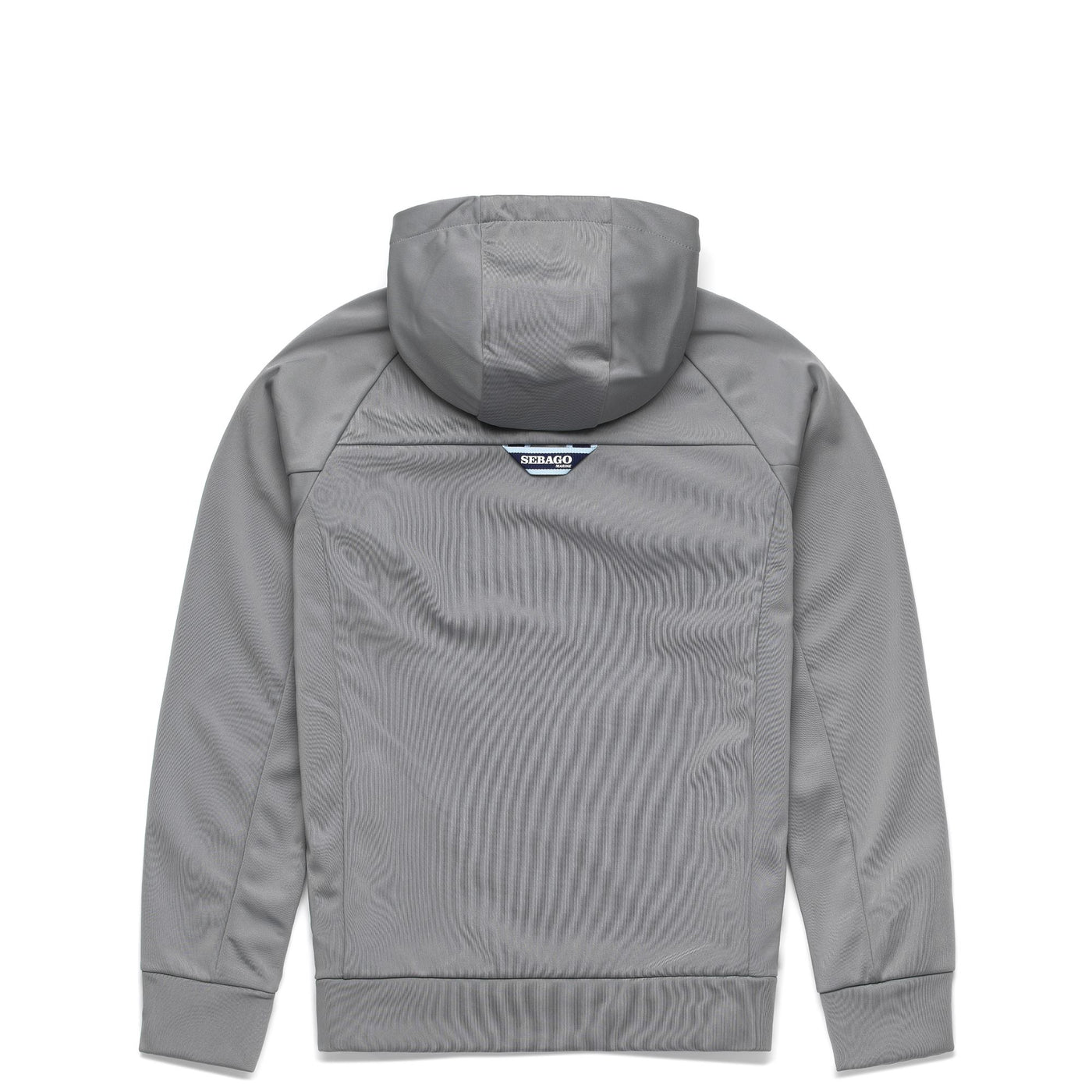 Fleece Unisex CREW FZ HOODIE Jacket GREY Dressed Front (jpg Rgb)	