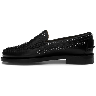 Moc Man DAN STUDS Moccasin BLACK Dressed Side (jpg Rgb)		