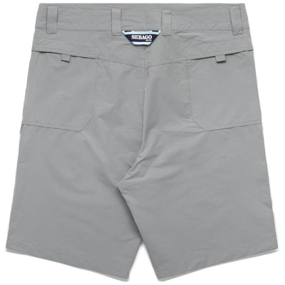 Shorts Unisex CREW SHORT Sport  Shorts GREY Dressed Front (jpg Rgb)	