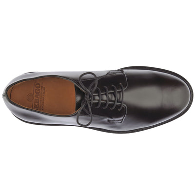 Laced Shoes Man MILTON GYW Low Cut BROWN BURGUNDY Dressed Back (jpg Rgb)		