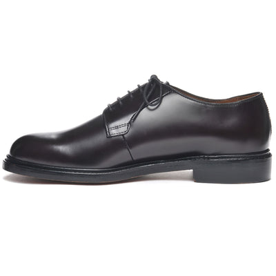 Laced Shoes Man MILTON GYW Low Cut BROWN BURGUNDY Dressed Side (jpg Rgb)		