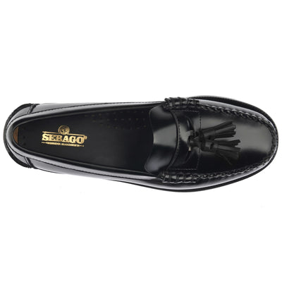 Moc Woman CLASSIC DAN MULTI TASSEL WOMAN Moccasin BLACK MULTICOLOR Dressed Back (jpg Rgb)		