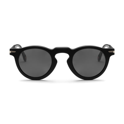 Glasses Unisex PORTLAND Sunglasses BLACK - SG3 Dressed Side (jpg Rgb)		