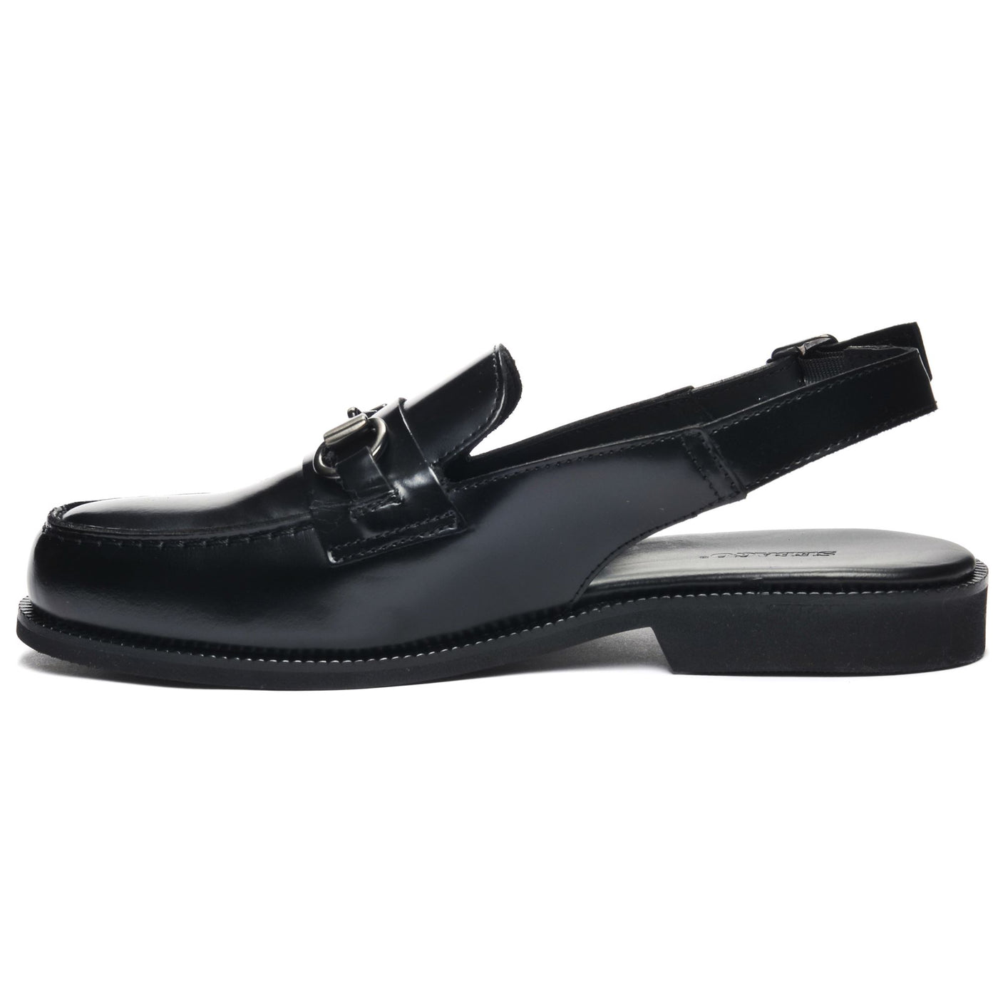 Moc Woman JOE SANDAL PO WOMAN Moccasin BLACK Dressed Side (jpg Rgb)		