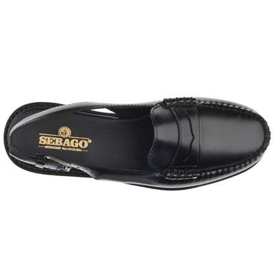Moc Woman DAN SANDAL PO Moccasin BLACK Dressed Back (jpg Rgb)		