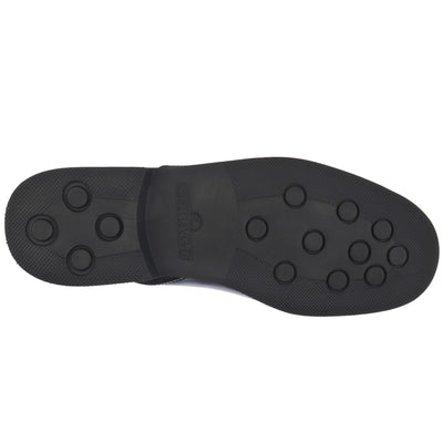 Moc Woman DAN SANDAL PO Moccasin BLACK Dressed Front (jpg Rgb)	