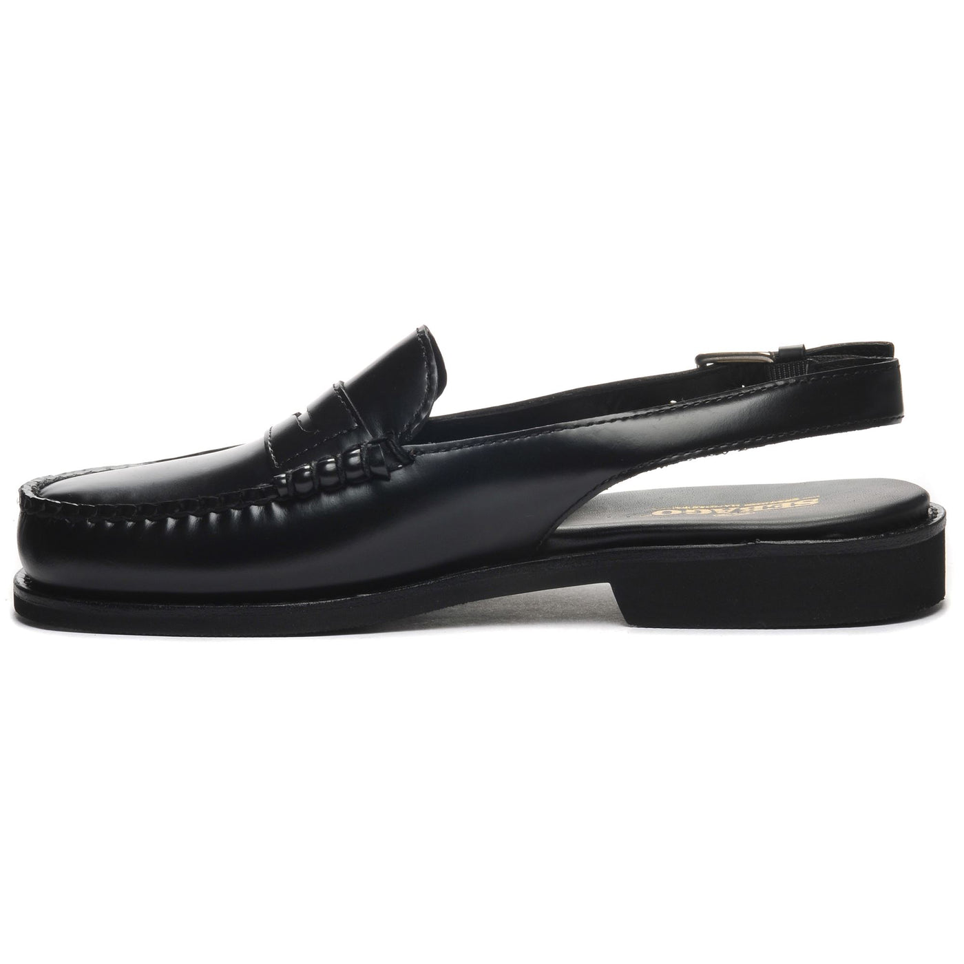 Moc Woman DAN SANDAL PO Moccasin BLACK Dressed Side (jpg Rgb)		