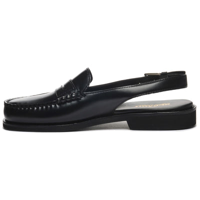 Moc Woman DAN SANDAL PO Moccasin BLACK Dressed Side (jpg Rgb)		