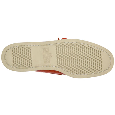 Docksides Man DOCKSIDES OSTRICH Mocassin RED BURNT BRICK Dressed Front (jpg Rgb)	