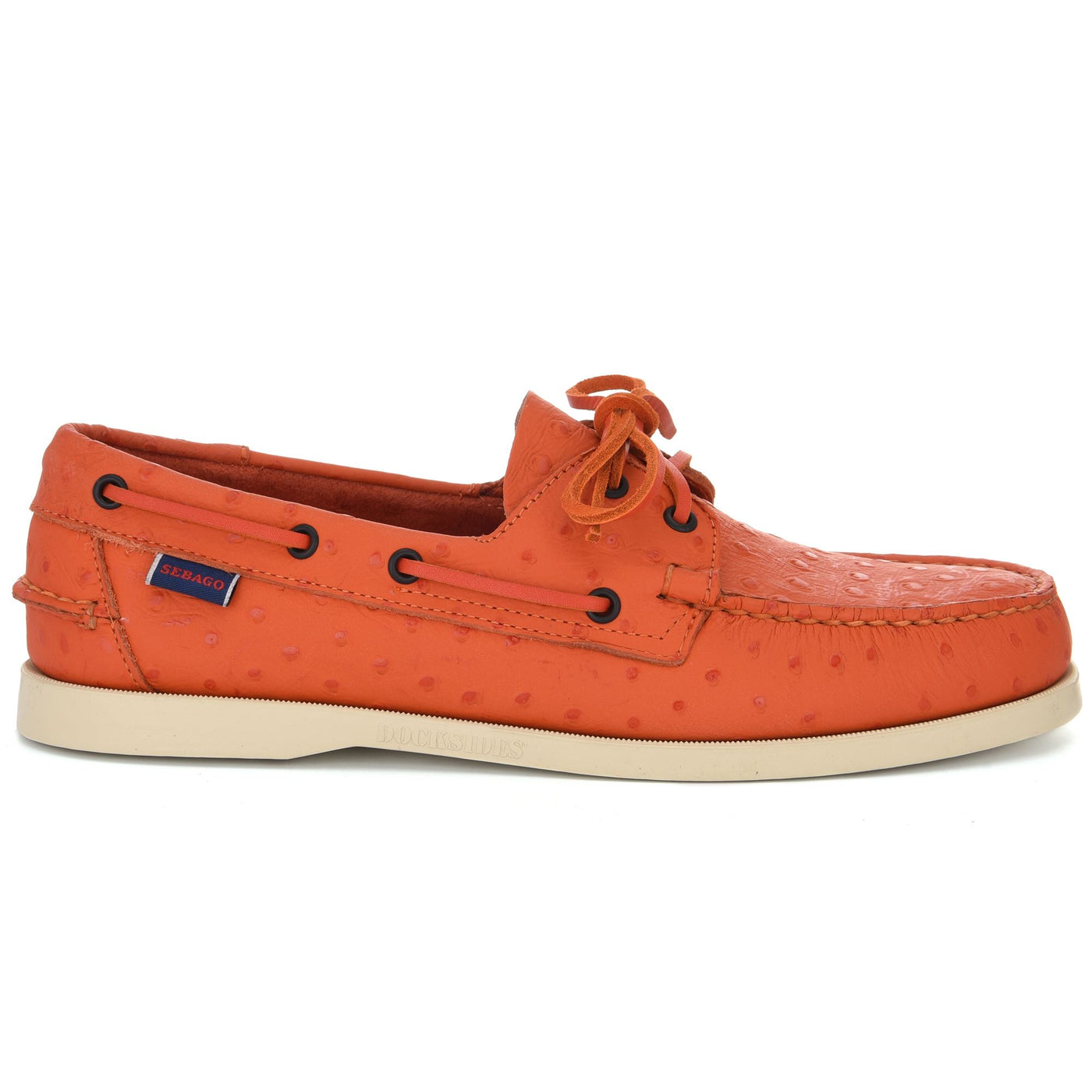 Docksides Man DOCKSIDES OSTRICH Mocassin RED BURNT BRICK Photo (jpg Rgb)			