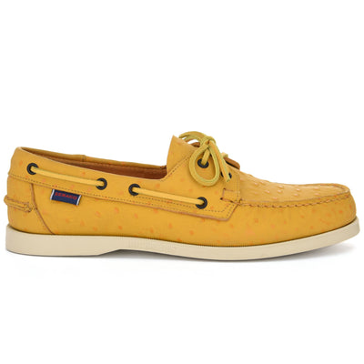 Docksides Man DOCKSIDES OSTRICH Mocassin YELLOW MUSTARD Photo (jpg Rgb)			