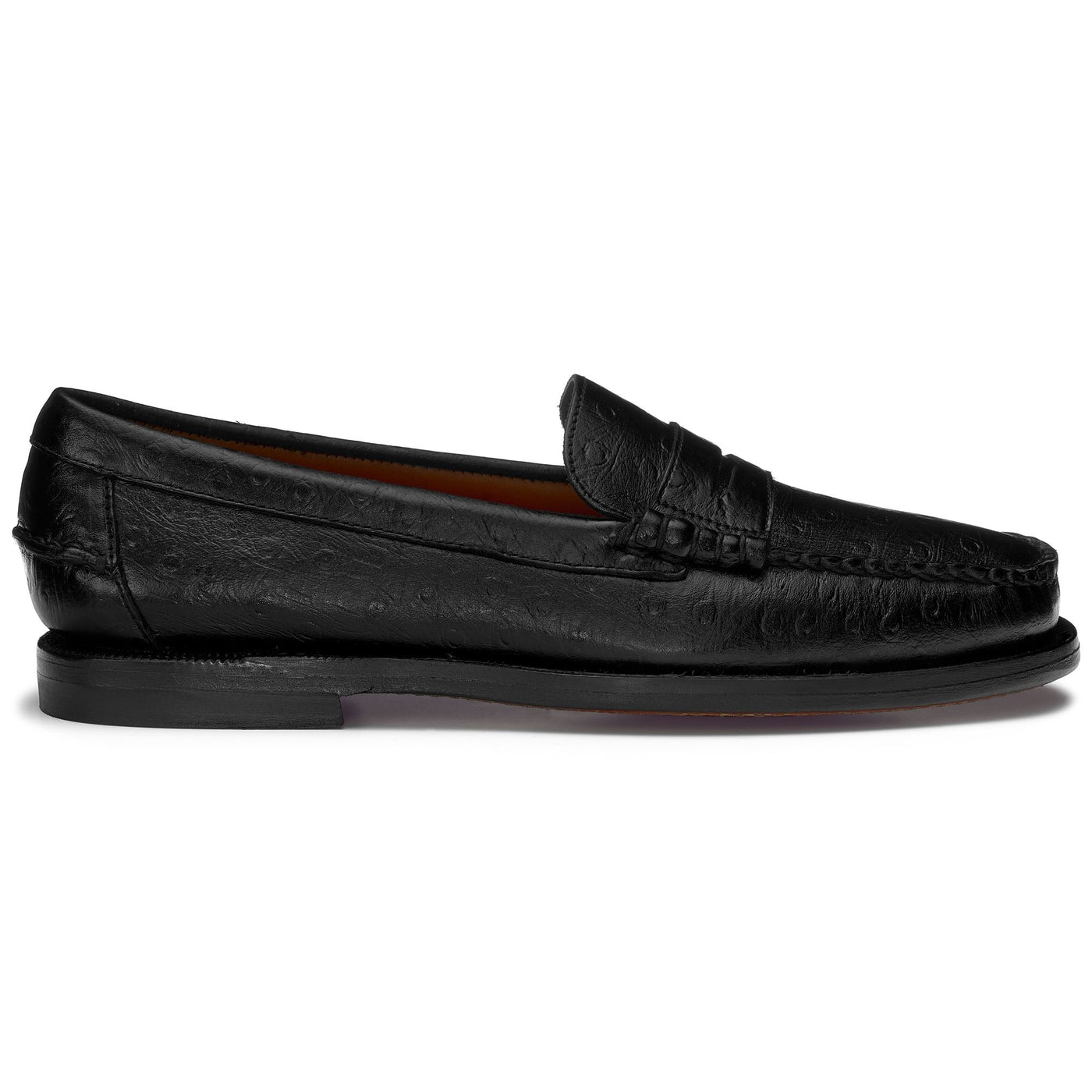 Moc Woman DAN OSTRICH WOMAN Moccasin Black | Sebago Photo (jpg Rgb)			
