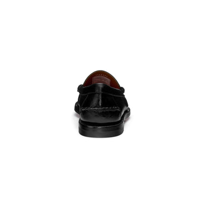 Moc Woman DAN OSTRICH WOMAN Moccasin Black | Sebago Detail (jpg Rgb)			