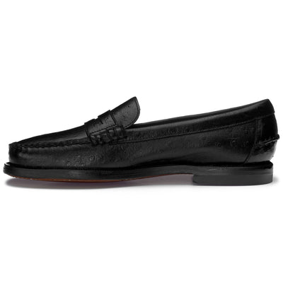 Moc Woman DAN OSTRICH WOMAN Moccasin Black | Sebago Dressed Side (jpg Rgb)		