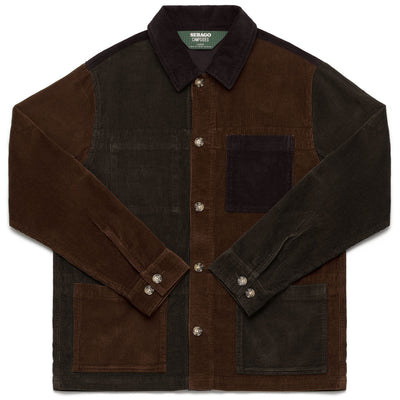 Jackets Man DORR COLORBLOCK Mid BROWN-GREEN-DK BROWN Photo (jpg Rgb)			