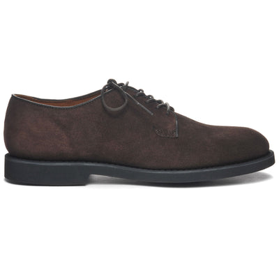 Laced Shoes Man WINTHROP SUEDE Low Cut DK BROWN Photo (jpg Rgb)			