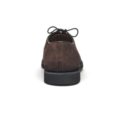 Laced Shoes Man WINTHROP SUEDE Low Cut DK BROWN Detail (jpg Rgb)			